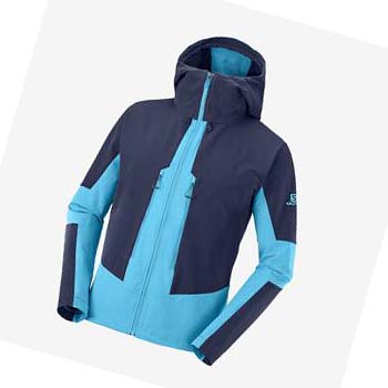 Chaquetas Salomon OUTPEAK SOFTSHELL Hombre Azules | MX 3257DFM